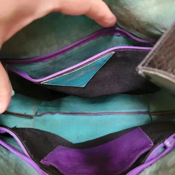 James Culver Vintage Handmade In Tubac Keather Shoulder Bag (needs cleaning) - Picture 6 of 8